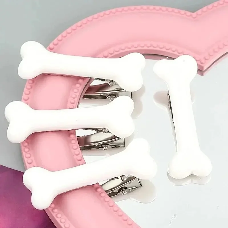 4Pcs Bone Hairpins Fashion Lovely Women Gril Headwear Barrettes Vivid Dog Bone Hair Clips Side Hair Pin Hair Accessories 4Pcs Bone Hairpins Fashion Lovely Women Gril Headwear Barrettes Vivid Dog Bone Hair Clips Side Hair Pin Hair Accessories