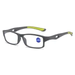 Fashion Reading Glasses Man Sport Non-Slip Anti Blue Light Women Style High Definition Computer Eyeglass+1.0+2.0+3.0+4.0 5