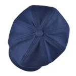 BOTVELA Men's Newsboy Cap Twill Cotton 8 Panel Hat Flat Ivy Cabbie Casual Baker Caps Gatsby Hat Retro Hats Boina Beret for Male 5