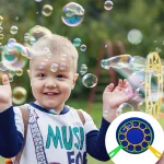 Children Big Bubbles Wand Kit Kids Toys Fancy Bubble Circle Props Parent-child Interaction Props Outdoor Playtime Birthday Party 5