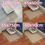 Extra Large Cat Litter Mat Heavy Duty Waterproof 2 Layer Non Slip Washable Pet Floor Protector Litter Box Sand Stopper 6