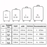 Thick Elastic Cartoon Luggage Protective Cover Zipper Suit For 18-32 inch Bag Suitcase Covers Trolley Cover Travel Accessories 4