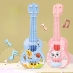Mini Guitar Instrument Can Play Music Simulation Toy Ukulele Kids Guitar Toy Girl Boy Beginners Birthday Gift 2