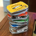 Canned Sardines Women Travel Cosmetic Bag Cute Toiletry Bag Creative Portable Fashion Zipper Multi-function for Weekend Vacation 2