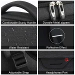 Man Backpack Men Travel Bag Outdoor Camera Lens Bag Black Ergonomics Laptop Bag Large Capacity Mountaineering Waterproof Handbag 4