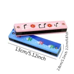 Children Wooden Harmonica Musical Instrument Toys Music Teaching Aids Puzzle Early Education Kindergarten Beginners TMZ 5