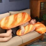 French Bread Plush Pillow Stuffed Printing Images Food Plushie Peluche Party Prop Decor Sleeping Companion Man Gift 4