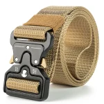 Tactical Belt Quick Release Outdoor Military Belt Soft Real Nylon Sports Accessories Men And Women Black Belt 3