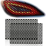 Car Honeycomb Stickers Car Stylish Tail Lights DIY Hollow Protector Decals Auto Rear Lamp Decoration Wrap Film Sticker