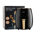 6L Air fryer Multi-functional intelligent touch screen oven Large capacity Electro mechanical deep fryer for home airfryer 4