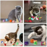 56pcs/28pcs/14pcs Kitten Toys Variety Pack-Pet Cat Toys Combination Set Cat Toy Funny Cat Stick Mouse Bell Ball Cat Supplies 5