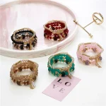 4Pcs New Tassel Charm Beads Bracelet Set For Women Colorful Glass Beaded Chain Bangle Men Bohemian Jewelry 2