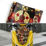 JDM Graffiti Painting Car Film Wrap Waterproof Modification Protective Stickers for Auto Bicycle Motorcycle Skateboard Universal 3