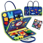 Montessori Toys Busy Board Sensory Activity Developing Board for Motor Skills Learning Board for Toddlers 2