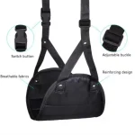 Portable Adjustable Leg Hammock with Comfortable Foot Rest for Airplane Office and Car Travel Support and Relaxation 6