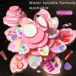Children's Makeup Box Rotating Opening Cosmetics Toys for Little Girls Princess Makeup Set To Enhance Creativity and Imagination 2