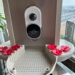 1.5L Rehent Night Vision 120 Degree View Angle IP65 Waterproof Smart Bird Feeder with Camera Solar Panel Wifi Outdoor Camera 3