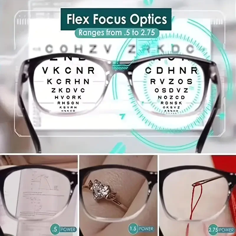 Newest Multifocal Reading Glasses Women Men Auto Adjusting Bifocal Glasses For Readers Newest Multifocal Reading Glasses Women Men Auto Adjusting Bifocal Glasses For Readers