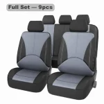 Universal 5-Seats Car Seat Cover Elastic Breathable leather Comfort Fit for most Cars 5