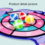 Educational Games Dart Board Baby Toy Stickey Ball Dart Indoor Sports Child Montessori Games for Children 3 to 7 Years 6