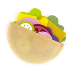 28PCS Felt Food Burger Sandwich Food Set Children Pretend to Play Food Sandwich Toys Children's Kitchen Role Playing Gifts 3