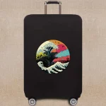 Luggage protective cover Travel Accessories Luggage Case Cover 18-32 Inch Wave Pattern Series Trolley Case Elastic Cover 6