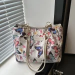 New Women's Bag Nylon Shoulder Bag Animal Printing Large Capacity Tote Bag For Teen Girls Gift
