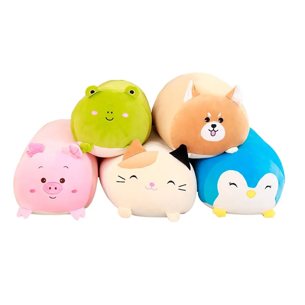 Hot Sale Soft Animal Pillow 28/60cm Cute Cat Pig Dog Frog Plush Toy Stuffed Lovely Kids Birthyday Gift Hot Sale Soft Animal Pillow 28/60cm Cute Cat Pig Dog Frog Plush Toy Stuffed Lovely Kids Birthyday Gift