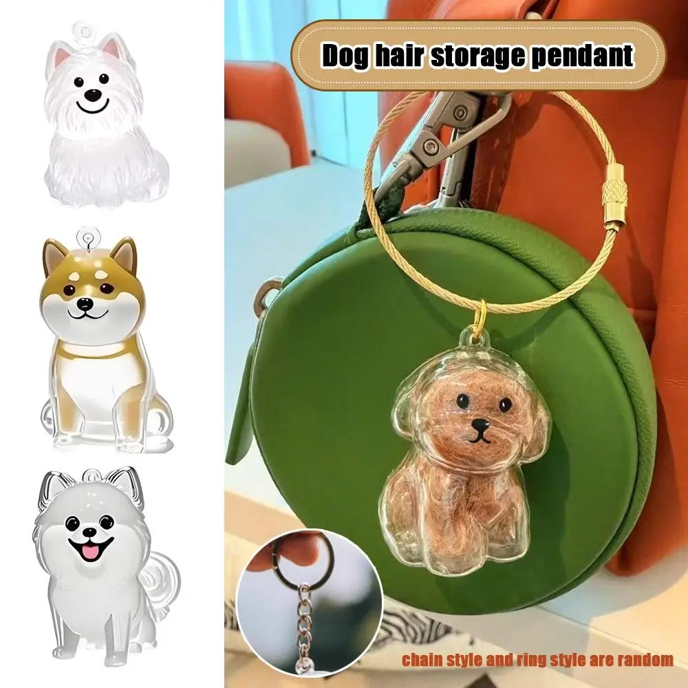 Hanging Pet Keychain Pendant Memorial Resin Cat/Dog Hair Storage Capsule Unique Keychain Novel Trendy Souvenir for Pet Lovers Hanging Pet Keychain Pendant Memorial Resin Cat/Dog Hair Storage Capsule Unique Keychain Novel Trendy Souvenir for Pet Lovers