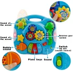 Music Table Baby Toys Learning Machine Educational Toy Music Learning Table Toy Musical Instrument for Toddler 6 months+ 3