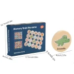 Find The Same Pattern Puzzle Game Kids Cartoon Animal Memory Chess Thinking Training Children Montessori Educational Wooden Toys 4