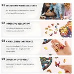 Unique Elephant Wooden Puzzle, Adult Stress Relief Toys, Irregular Animal Shapes, Holiday Birthday Gift 5