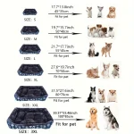 Pet Dog Bed Sofa Mats Winter Pet Products Coussin Chien Accessories Dogs Basket Supplies For Large Medium Small House Cat Bed 2