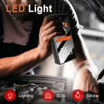12V Car Jump Starter 4 In 1 Car Wireless Tire Inflator Pump Air Compressor Power Bank Potable Battery Starting Fast Charging 5