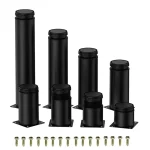 4-Pack Adjustable Stainless Steel Furniture Legs (5-30cm) - for Cabinets, Tables, Sofa & More 2