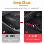 for Tesla Model Y Juniper 2025 2026 door handle storage box, Model Y front rear door storage organizer box travel accessories 2
