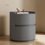 Italian Home Furniture Storage Locker Bedside Tables Dresser Night Stand for Bedroom Nightstand Aesthetic Bedside Table k 2
