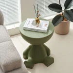 Cream Coffee Table Sofa Bed Side Table Plastic Creative Flat Head Coffee Table for Living Room Household Accessories Home Decor 6