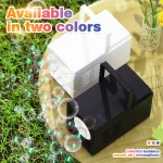 10 Hole Stage Outdoor Bubble Blowing Toy Kindergarten Handheld Small Double Hole Bubble Machine without Battery and Bubble Water 3
