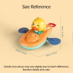 Baby Bath Toy, Bathing Cute Ducks, piglets cows Swimming Water Spraying Clouds Shower Bath Toy For Kids Water Playing Toy 2