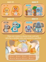 Cartoon Animal Electronic Keyboard, Lighting Music Piano Multi-mode Sound Effect Switching, Puzzle Early Education Toys for 3+ 3