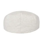 BOTVELA Linen Flat Cap for Men Women Herringbone Linen Newsboy Cap Lightweight Driver Ivy Hat Bakerboy Hat Summer Boina for Male 3