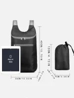 1pc Weekend Travel Bag, Foldable Waterproof Tear-resistant Lightweight Backpack, Large Capacity Travel Business Backpack, Sports 5