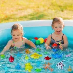 Children Bathtub Fishing Toy Swimming Bathing Pool Water Floating Fish Toy Parent-child Interactive Toys Game Children Toys new 2
