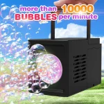 10 Hole Stage Outdoor Bubble Blowing Toy Kindergarten Handheld Small Double Hole Bubble Machine without Battery and Bubble Water 5