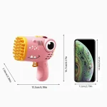 40 Hole Dinosaur Bubble Handheld Bubble Machine, Electric Bubble Gun, Outdoor Wedding Party Toy(without Bubble Water) 2