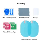 2pcs Universal Anti-Fog Anti-glare Rainproof Car Tuning Rearview Mirror Trim Film Cover Exterior Parts Car Glass Accessories 5