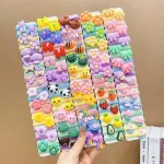 Hair band rubber band children tie hair rope baby girl does not hurt hair rope little girl rubber band 2