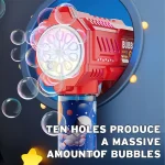Fully Automatic Bubble Gun Rocket Bubbles Machine Automatic Blower with Bubble Liquid Toy for Kids Beach Outdoor Bubble Gifts 5