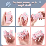 Magic Puzzle Cube Anti Stress Relief Toys for Adults Infinite Flip Funny Cube Sensory Toys for Children Special Needs Xmas Gifts 5
